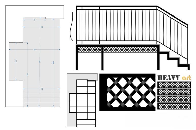 projekt balustrady balustrade design heavyart